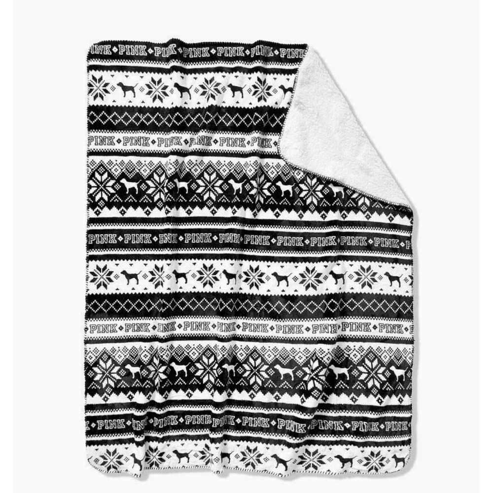 Victoria’s Secret Pink Sherpa blanket